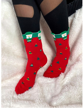 Vianočné ponožky škriatok