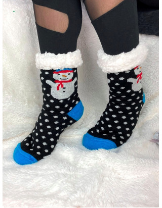 Vianočné ponožky Snehuliak