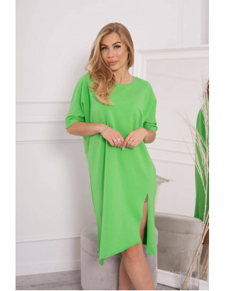 Ovesize šaty zelené